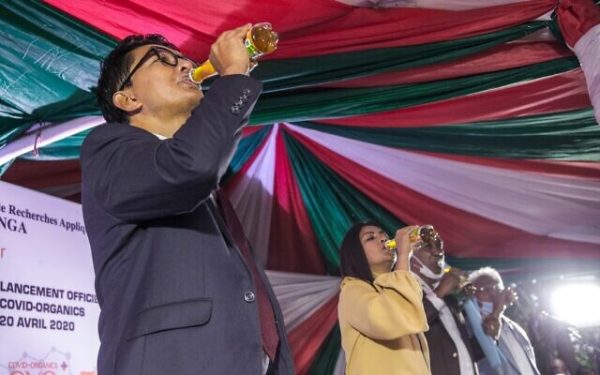 Madagascar president claims herbal tea remedy for coronavirus